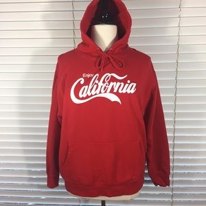 XNT Red Enjoy California Hoodie Size XXL
